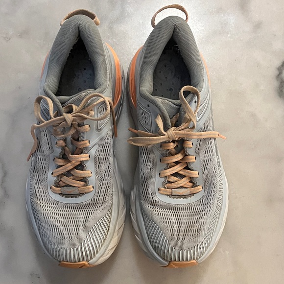 Hoka One One Bondi 7 Women's Athletic Work Running Shoes Sneakers - Picture 6 of 9